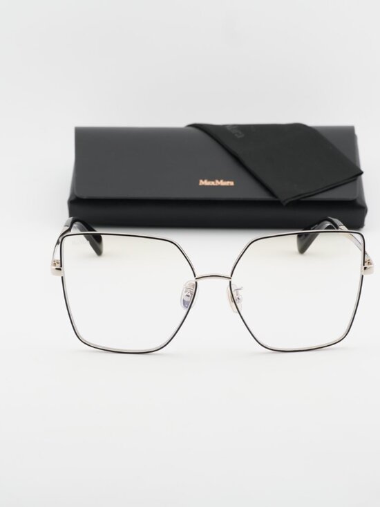 Max Mara MM5073-H-B 005 Butterfly Eyeglasses 60mm - Black / Blue Light Block main image 6